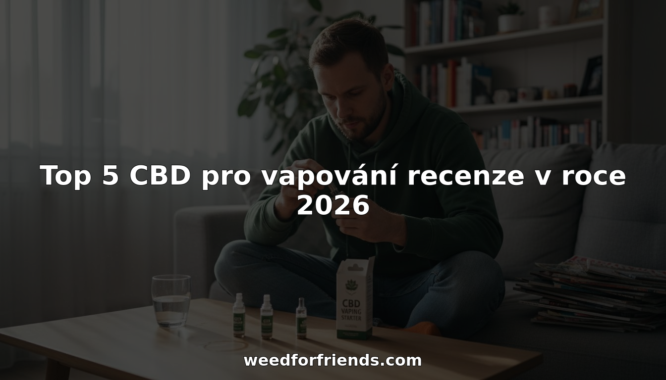 Mladík si doma skládá svůj CBD vaporizér