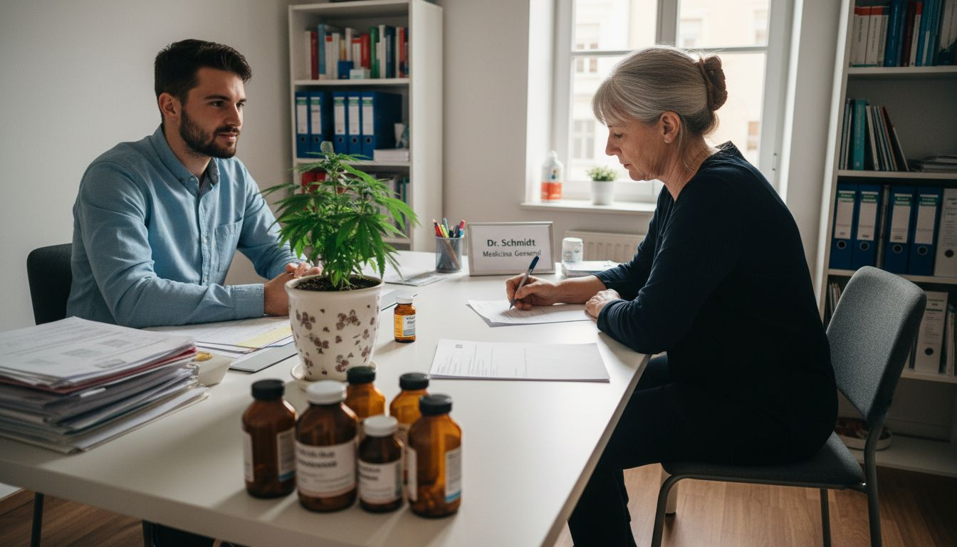 Asesoría médica sobre el uso de cannabinoides en una consulta en Alemania
